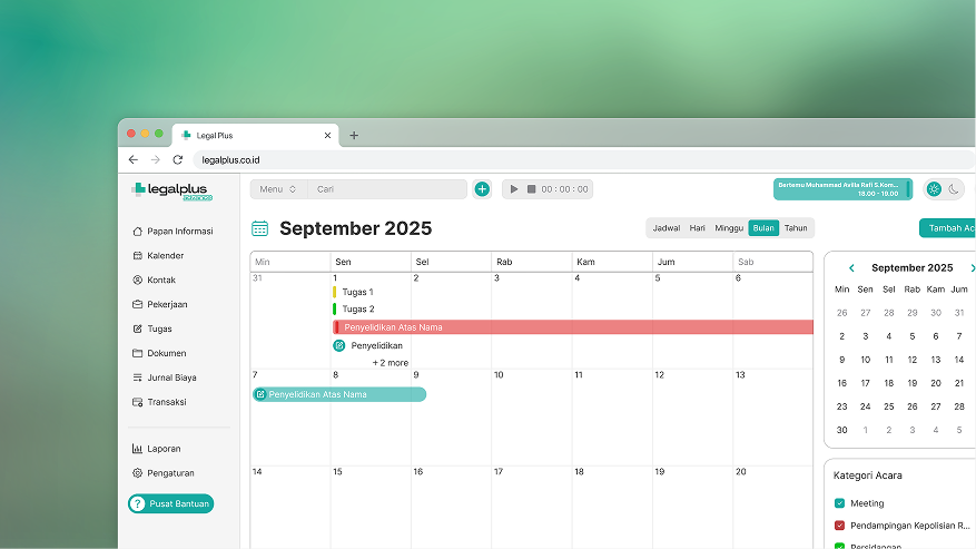 Kalender dan Penjadwalan