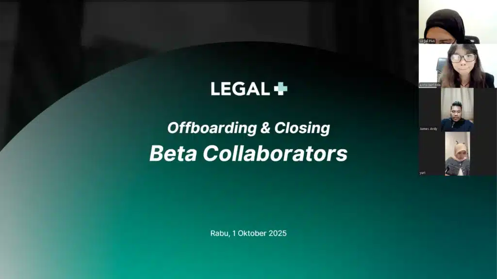 Legal Plus - Dokumentasi Beta Collaborators 4